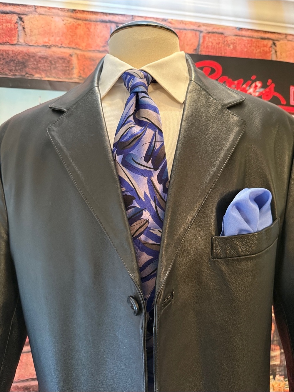 croft & barrow Leather Sport Jacket